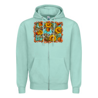 Seafoam Fall Zipper Hoodie - Artiststas
