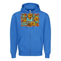 True Royal Fall Zipper Hoodie - Artiststas