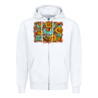 White Fall Zipper Hoodie - Artiststas