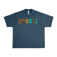 Midnight Navy gobble thanksgiving turkey Urban Heavy Tee - RanaPortraitStore