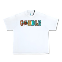 Gobble Thanksgiving Turkey Urban Heavy Tee | Teevron