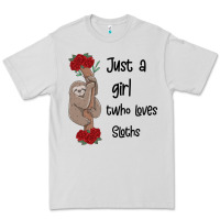 Just A Girl Who Loves Sloths Premium Tee | Teevron