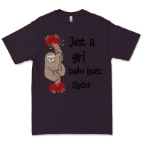 Plum just a girl who loves sloths Premium Tee - Bettercallsaul