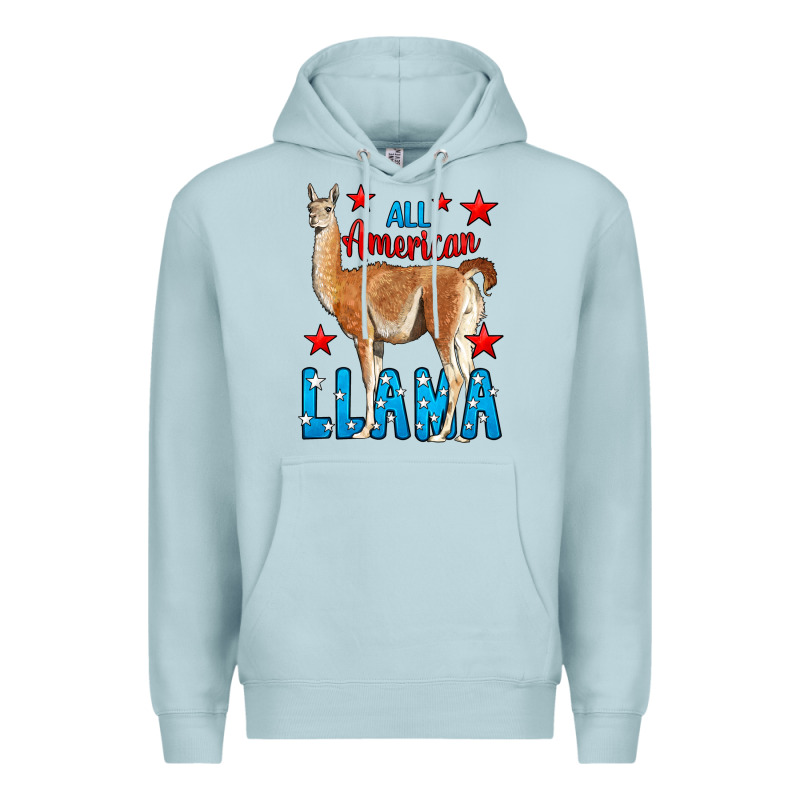 All American Lama Premium Hoodie by LillyAllenDesigns | Teevron