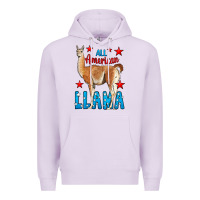 Lilac All American Lama Premium Hoodie - LillyAllenDesigns
