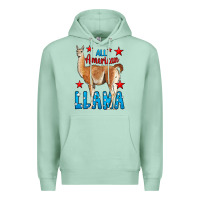 Seafoam All American Lama Premium Hoodie - LillyAllenDesigns