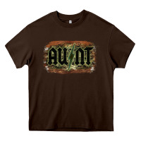 Chocolate Brown Aunt Camouflage Heavy Core Tee - Bettercallsaul