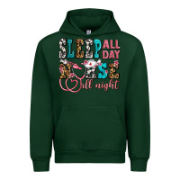 Forest Green sleep all day nurse all night Urban Hoodie - AdoDesignShop