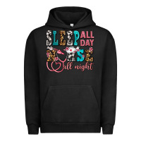 Pigment Black sleep all day nurse all night Urban Hoodie - AdoDesignShop