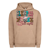 Pigment Burro sleep all day nurse all night Urban Hoodie - AdoDesignShop
