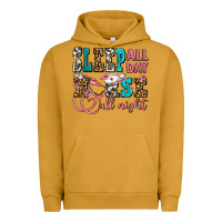 Pigment Peanut Butter sleep all day nurse all night Urban Hoodie - AdoDesignShop