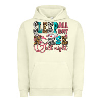 Pigment Pistachio sleep all day nurse all night Urban Hoodie - AdoDesignShop