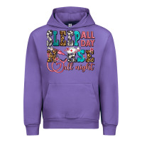 Tulip sleep all day nurse all night Urban Hoodie - AdoDesignShop
