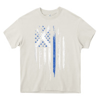 Cream Scottish American Flag Combo Scotland USA Saltire Gift Heavy Core Tee - trangStudio