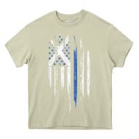 Mossy Scottish American Flag Combo Scotland USA Saltire Gift Heavy Core Tee - trangStudio