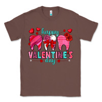 Chestnut Happy Valentine's Day with teeth Valentine's Day Classic Tee - HowdyJamesFarm