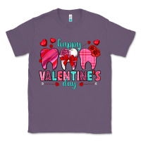 Lavender Happy Valentine's Day with teeth Valentine's Day Classic Tee - HowdyJamesFarm