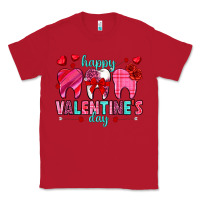 Red Happy Valentine's Day with teeth Valentine's Day Classic Tee - HowdyJamesFarm