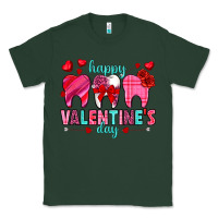 Sports Green Happy Valentine's Day with teeth Valentine's Day Classic Tee - HowdyJamesFarm