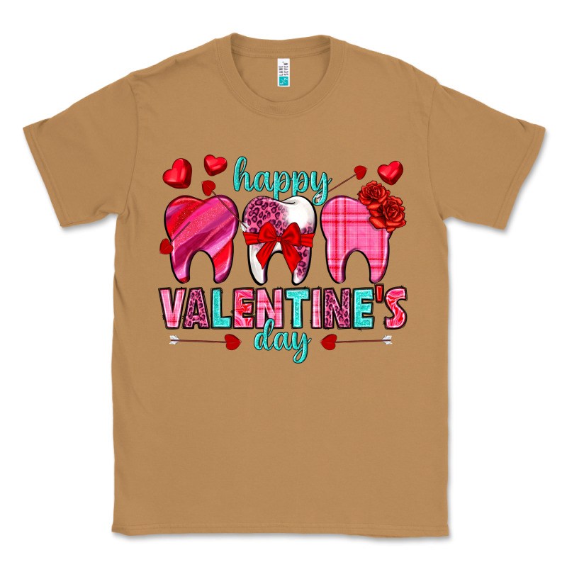 Happy Valentine's Day With Teeth Valentine's Day Classic Tee by HowdyJamesFarm | Teevron
