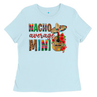 Baby Blue Nacho Average Mini Ladies Tee - texasbilliewilder