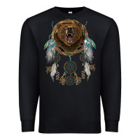 Black bear  native dreamcatcher Premium Sweatshirt - BarkalooDesign