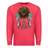 Cardinal bear  native dreamcatcher Premium Sweatshirt - BarkalooDesign