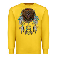 Lemon bear  native dreamcatcher Premium Sweatshirt - BarkalooDesign