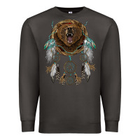 Smoke bear  native dreamcatcher Premium Sweatshirt - BarkalooDesign