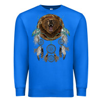 True Royal bear  native dreamcatcher Premium Sweatshirt - BarkalooDesign