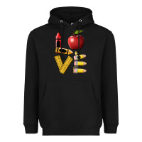 Black love teacher Heavyweight Hoodie - BarkalooDesign