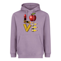 Lavender love teacher Heavyweight Hoodie - BarkalooDesign