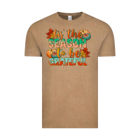 Vintage Coffee tis the season to be grateful Vintage Tee - CowGirlArtShop
