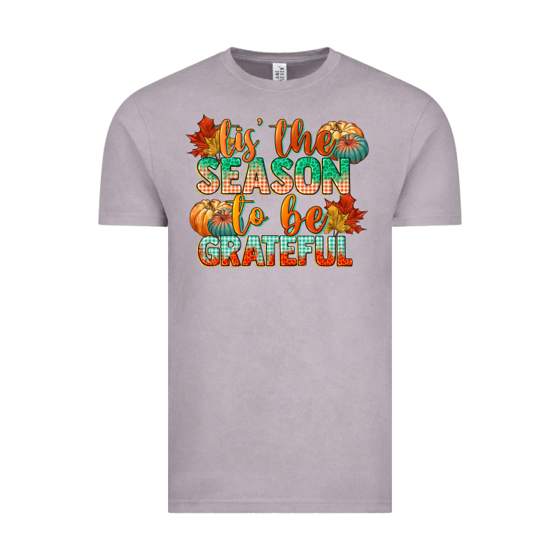 Tis The Season To Be Grateful Vintage Tee by CowGirlArtShop | Teevron