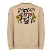 Mushroom little sister biggest fan Heavyweight Sweatshirt - CowhideDigitalArt