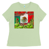 Matcha Mexican Flag Ladies Tee - texasbilliewilder