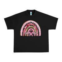 Black cancer rainbow Urban Heavy Tee - CowGirlArtShop