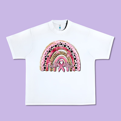 Cancer Rainbow Urban Heavy Tee Designed By Cowgirlartshop