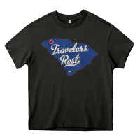 Asphalt travelers rest south carolina sc map Heavy Core Tee - trangStudio