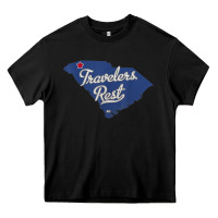 Black travelers rest south carolina sc map Heavy Core Tee - trangStudio
