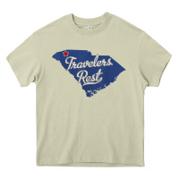 Mossy travelers rest south carolina sc map Heavy Core Tee - trangStudio