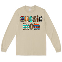 Mushroom Aussie mom Long Sleeve Tee - CowCowDesign