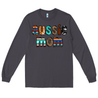 Smoke Aussie mom Long Sleeve Tee - CowCowDesign