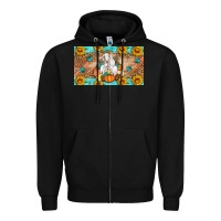 Black Goat Family Fall Pumpkins Zipper Hoodie - Artiststas