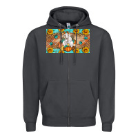 Smoke Goat Family Fall Pumpkins Zipper Hoodie - Artiststas