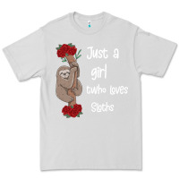 Dove Grey just a girl who loves sloths Premium Tee - Bettercallsaul