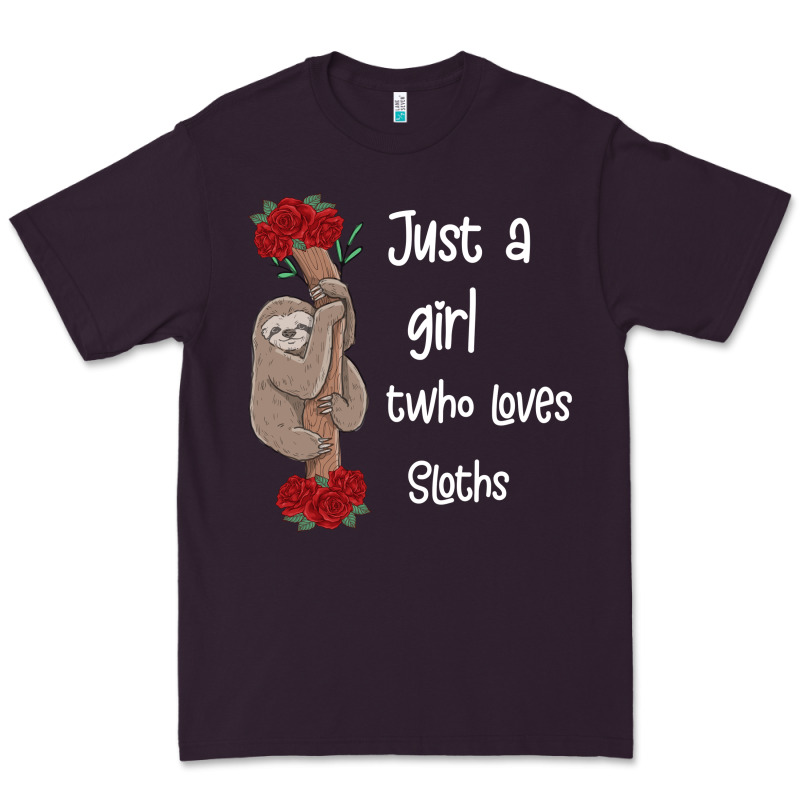 Just A Girl Who Loves Sloths Premium Tee by Bettercallsaul | Teevron