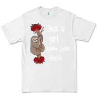 White just a girl who loves sloths Premium Tee - Bettercallsaul
