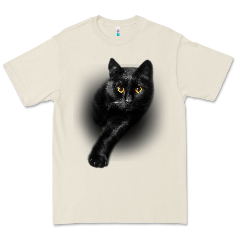Black Cat Yellow Eyescats Tee Shirt Gifts Premium Tee by trangStudio | Teevron