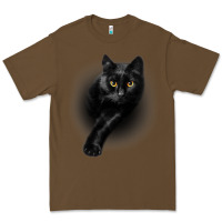 Cacao Black Cat Yellow EyesCats Tee Shirt Gifts Premium Tee - trangStudio